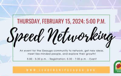 Speed Networking – February 15, 2024